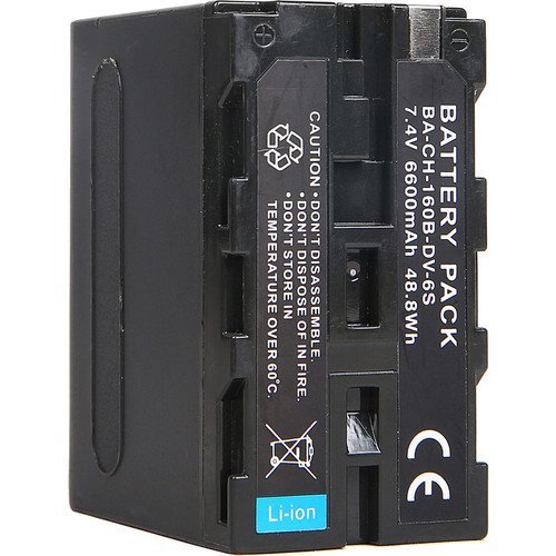 Dracast 2 x NP-F 6600mAh Batteries with Chargers and V-Mount to NPF Converter Kit - view 3