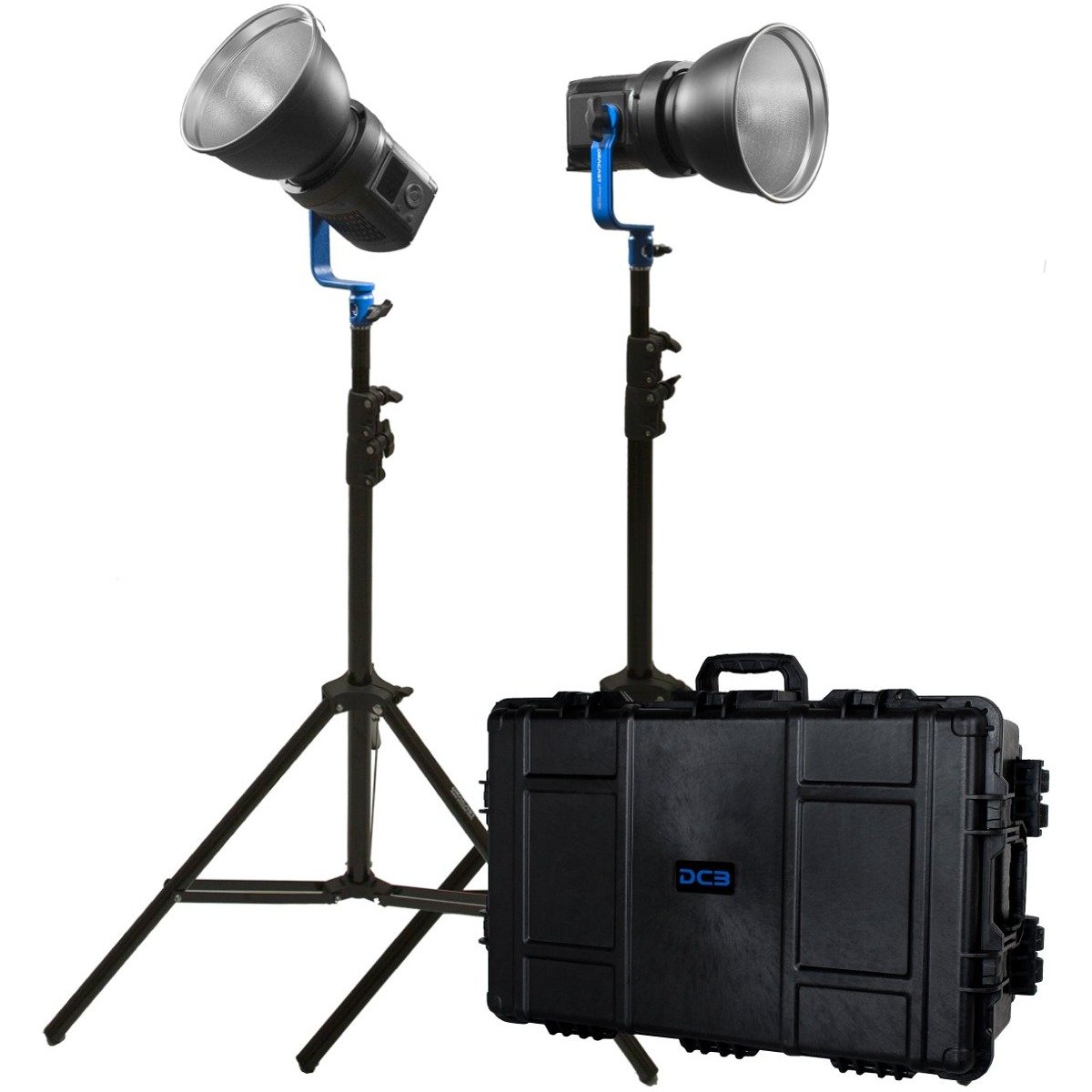 Dracast Boltray Plus Series LED1200 Bi-Color LED 2 Light Kit with Injection Molded Travel Case product image