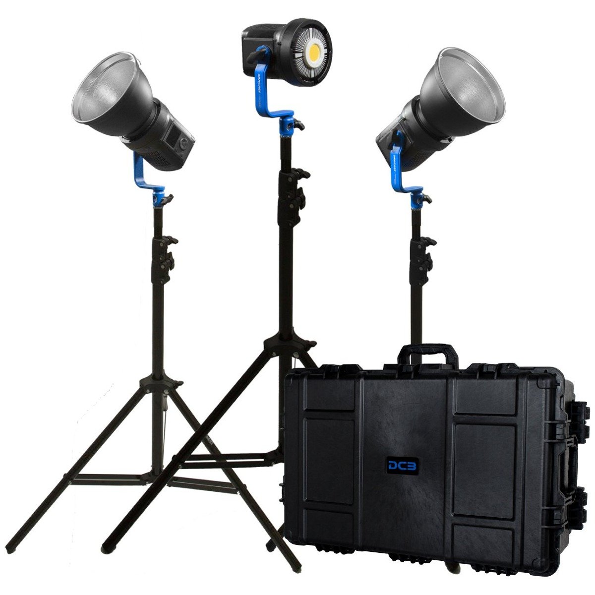 Dracast Boltray Plus Series LED800 Bi-Color LED 3 Light Kit with Injection Molded Travel Case product image