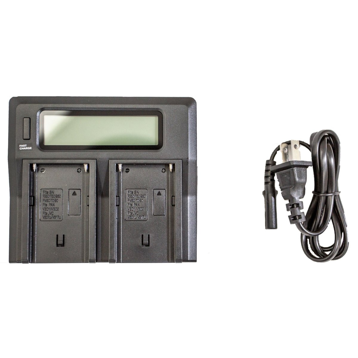 Dracast Double NP-F Charger With Digital Display - view 2