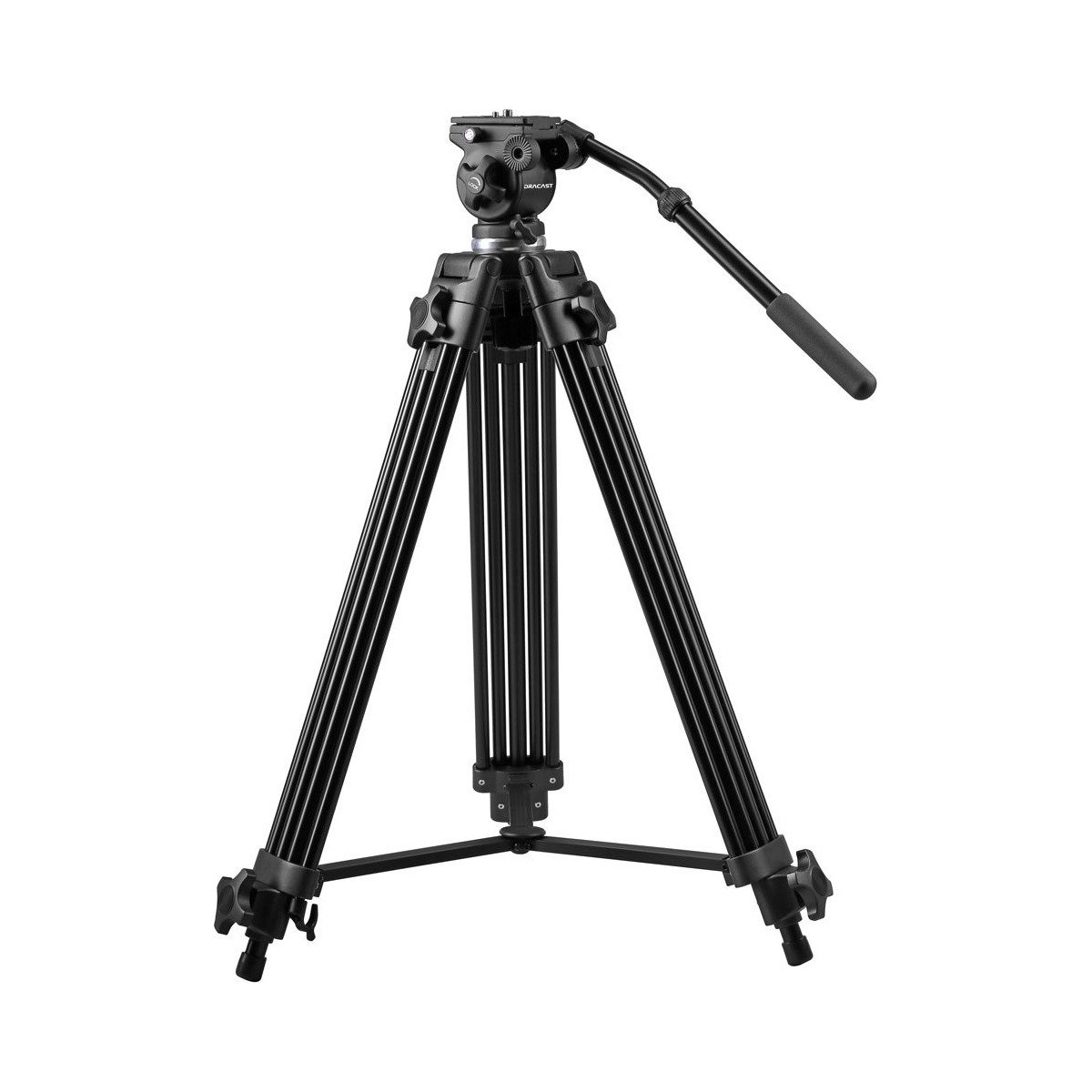 Dracast DVT-17 Professional Heavy Duty Photo / Video Tripod with Fluid Head - view 4