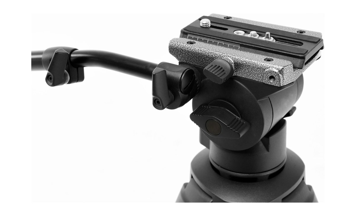 Dracast DVT-22 Professional Heavy Duty Photo / Video Tripod with Fluid Head - view 2