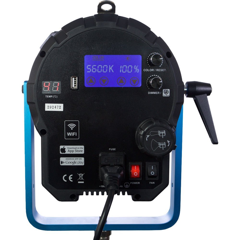 Dracast Fresnel Pro Series LED1500 Wi-Fi Bi-Color Light - view 6