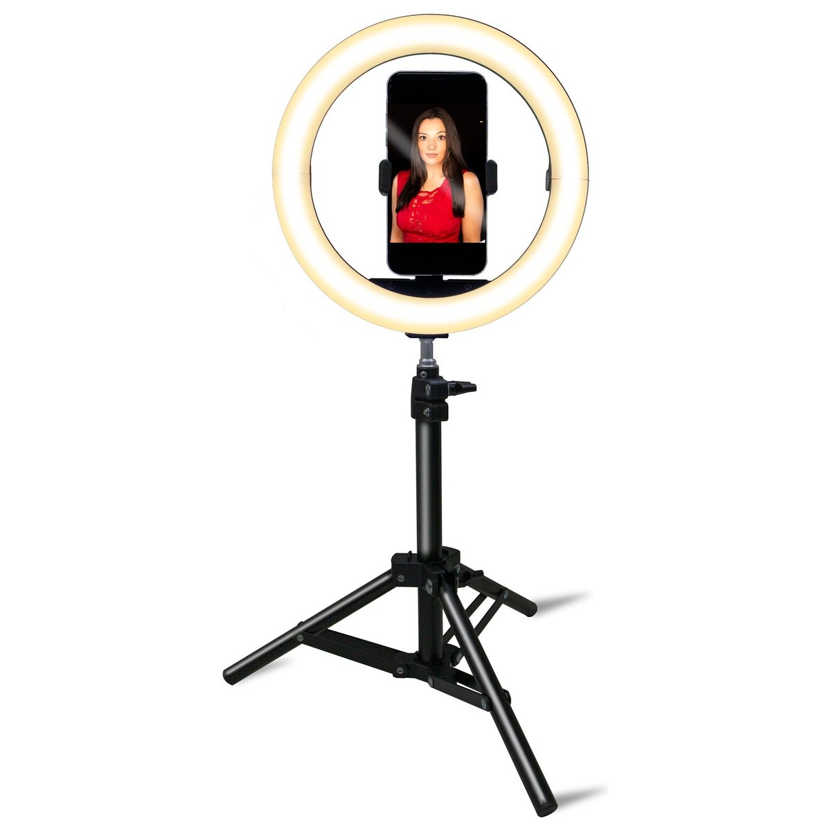 Dracast Halo Plus Series LED100 Bicolor Compact Foldable Ring Light and Mini Stand Kit product image