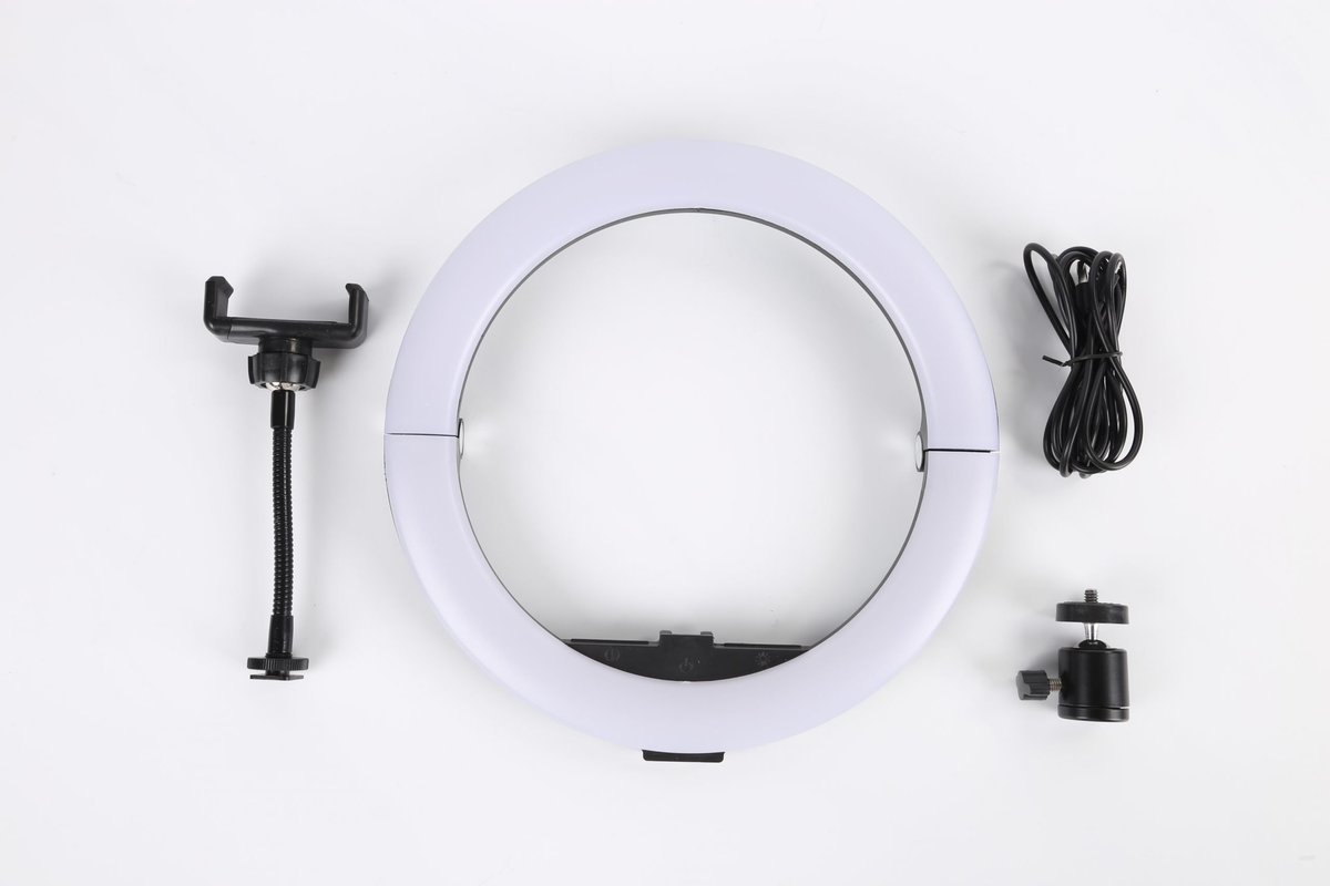 Dracast Halo Plus Series LED100 Bicolor Compact Foldable Ring Light and Mini Stand Kit - view 6