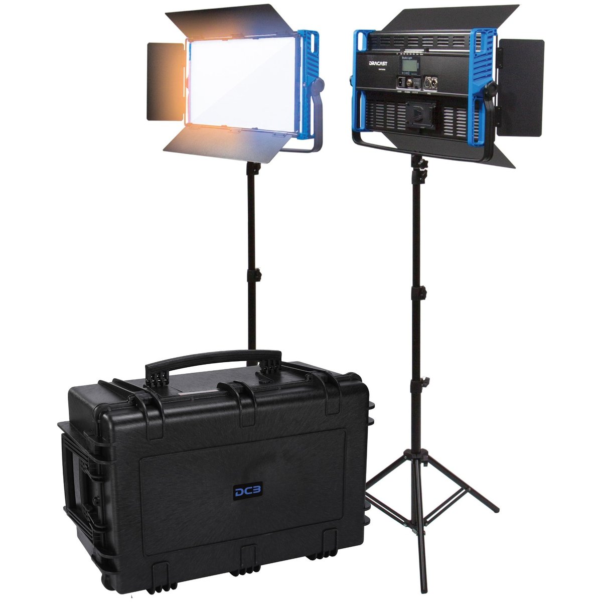 Dracast Kala Plus Series LED2000 Bi-Color LED 2 Light Kit with Injection Molded Travel Case product image