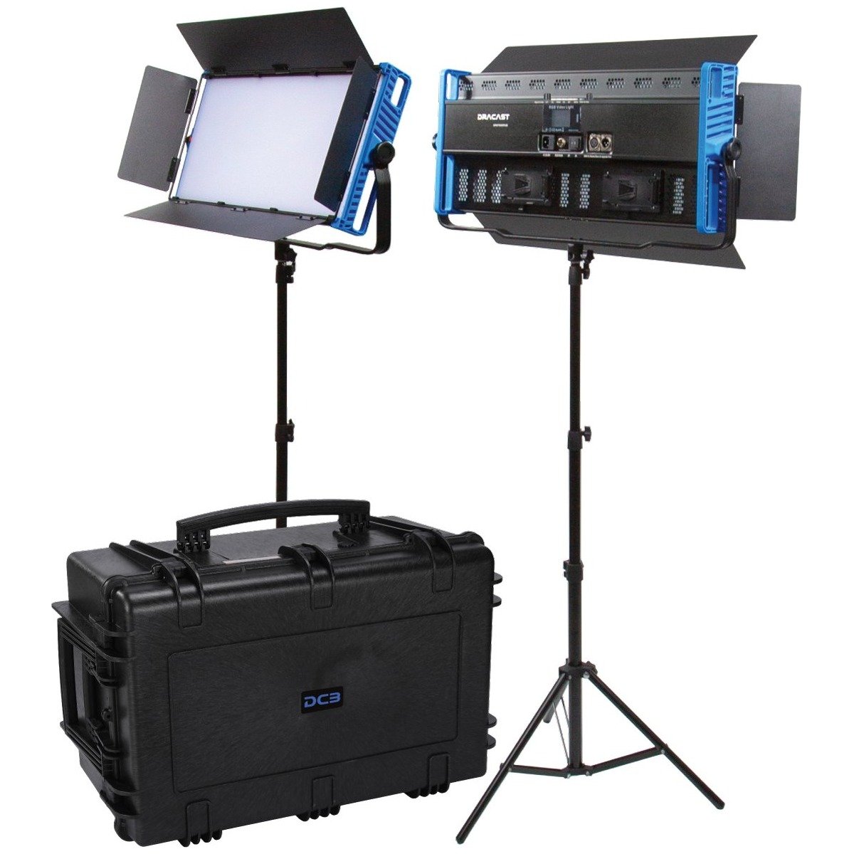 Dracast Kala Plus Series LED3000 Bi-Color LED 2 Light Kit with Injection Molded Travel Case product image