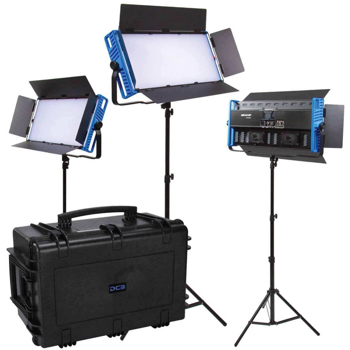 Dracast Kala Plus Series LED3000 Bi-Color LED 3 Light Kit with Injection Molded Travel Case product image