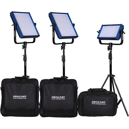 Dracast Plus Series ENG Kit - Daylight LED 4 Light Kit - view 2