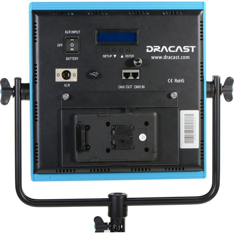 Dracast Plus Series LED1000 Bi-Color LED 2 Light Kit and Light Stands - view 3