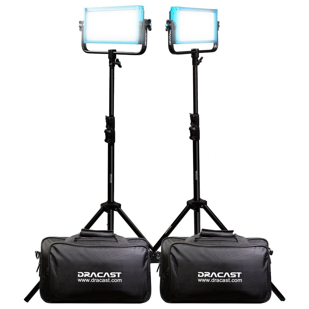 Dracast Plus Series LED500 Daylight LED 2 Light Kit and Light Stands product image
