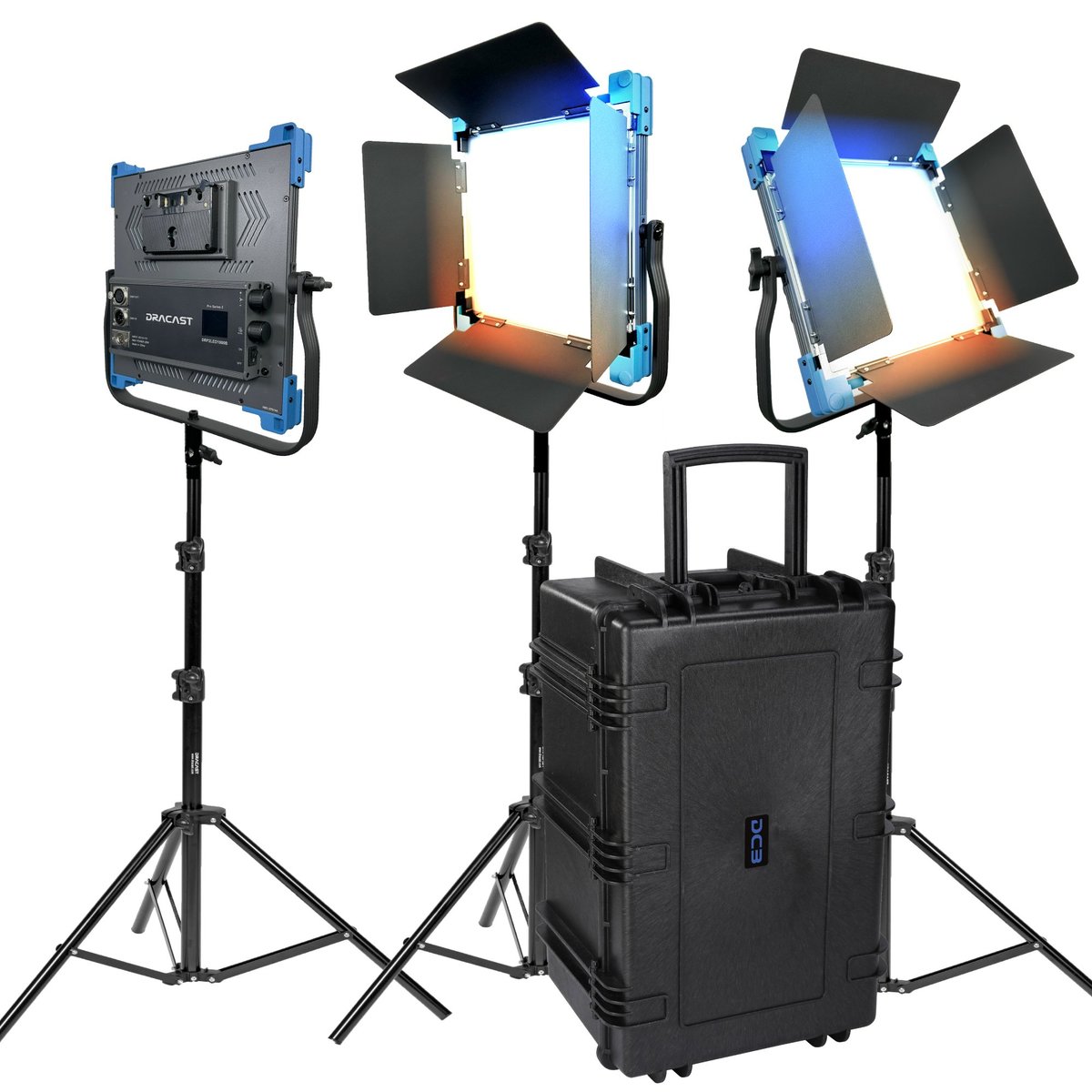 Dracast Pro Series II LED1000 Bi-Color LED 3 Light Kit - view 2