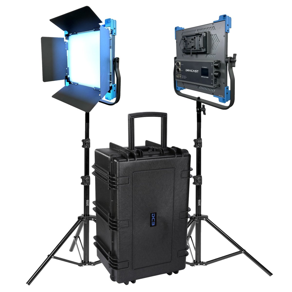 Dracast Pro Series II LED1000 Daylight LED 2 Light Kit product image
