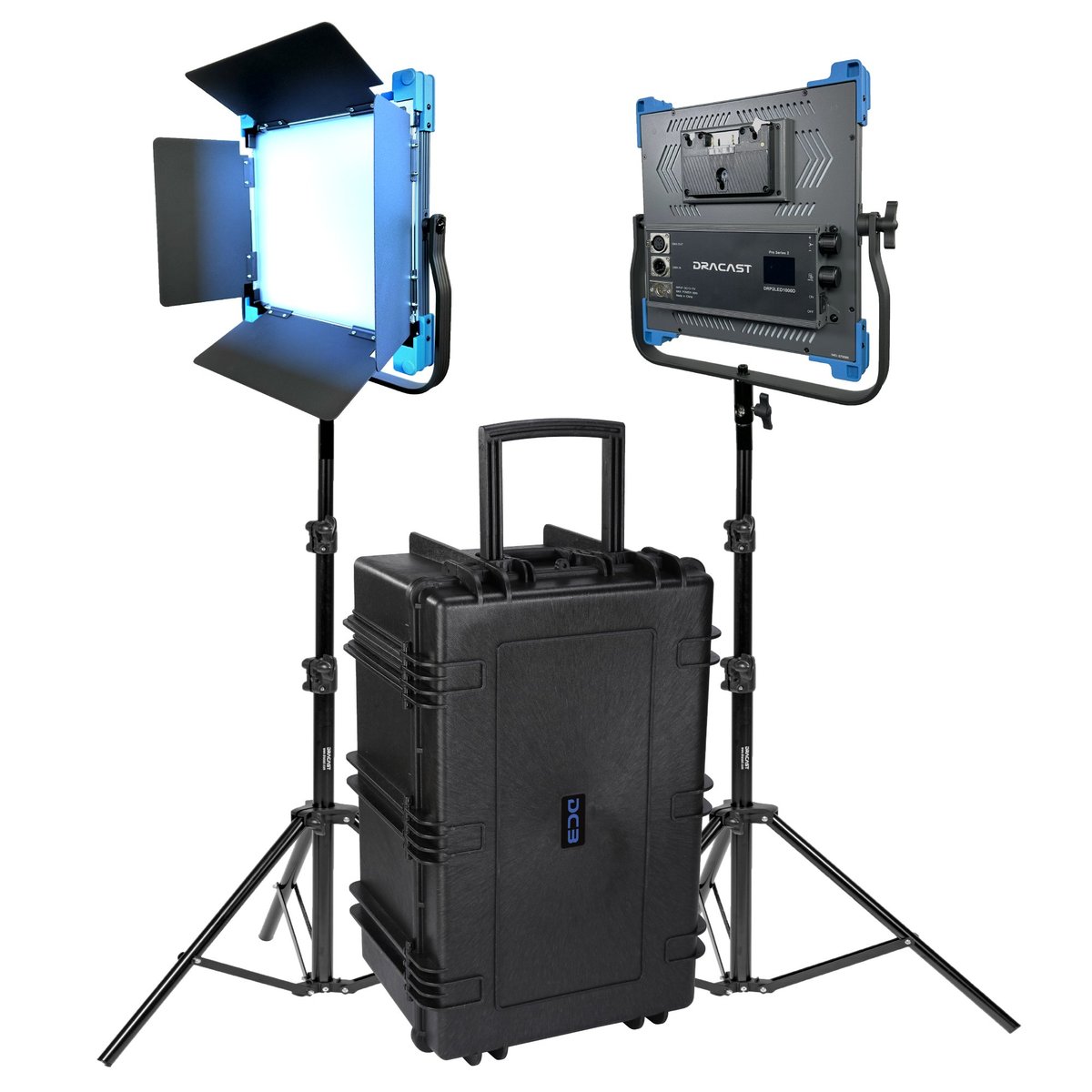 Dracast Pro Series II LED1000 Daylight LED 2 Light Kit - view 2