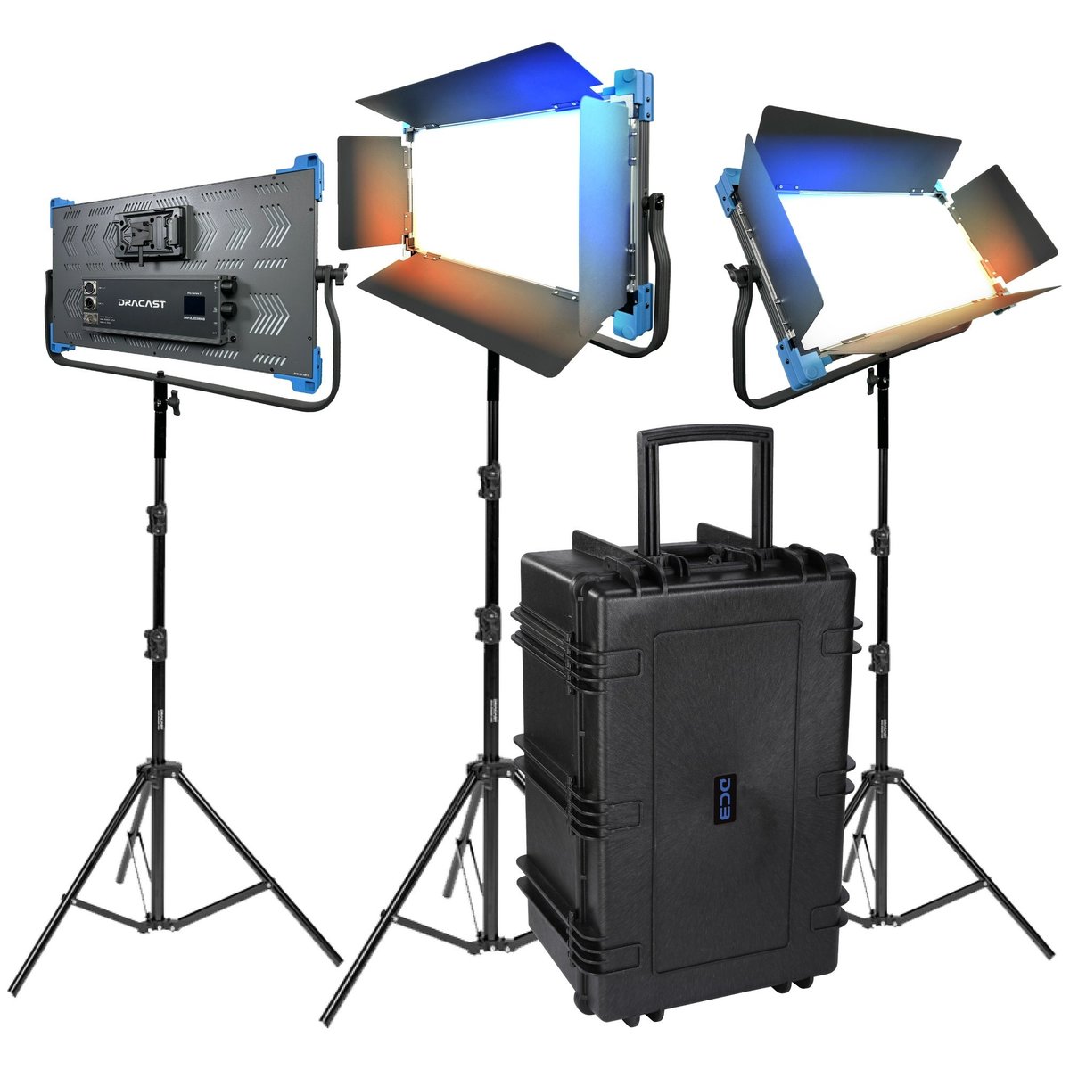 Dracast Pro Series II LED2000 Bi-Color LED 3 Light Kit