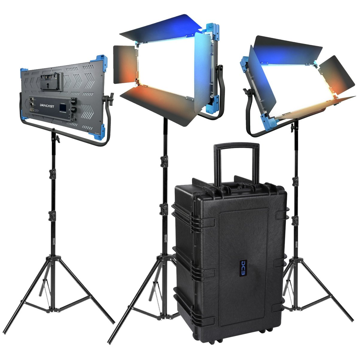 Dracast Pro Series II LED2000 Bi-Color LED 3 Light Kit - view 2