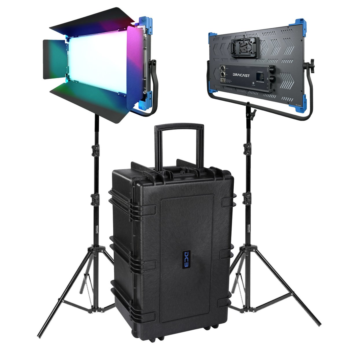 Dracast Pro Series II LED2000 RGB and Bi-Color LED 2 Light Kit product image