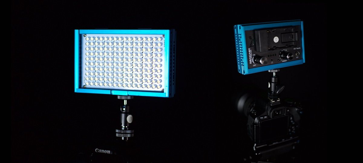 Dracast Pro Series LED160 Daylight On-Camera Light - view 7