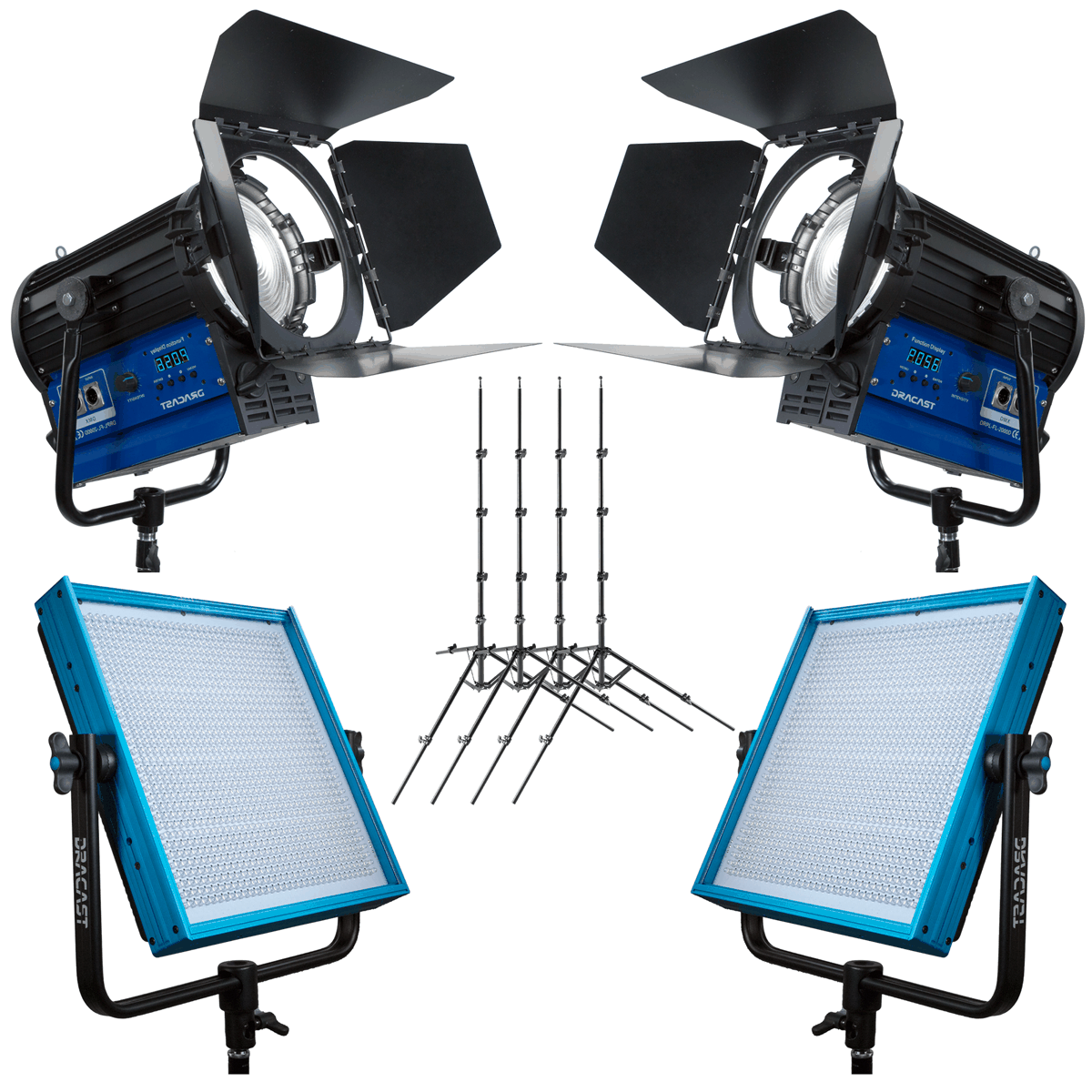 Dracast Remote Newsroom Studio Complete Kit (5600K Daylight, V-Mount) - view 2