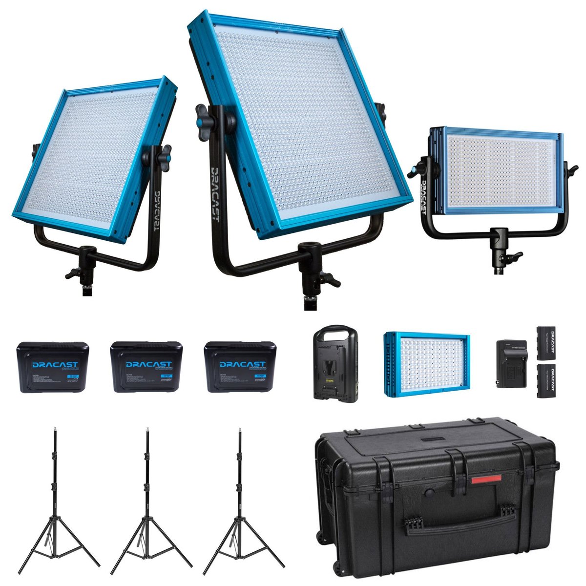 Dracast Reporter Kit (Bicolor 3200K - 5600K, Gold Mount) product image