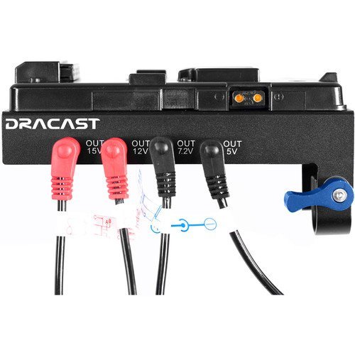 Dracast V-Mount Camera Battery Adapter with HDMI - view 3