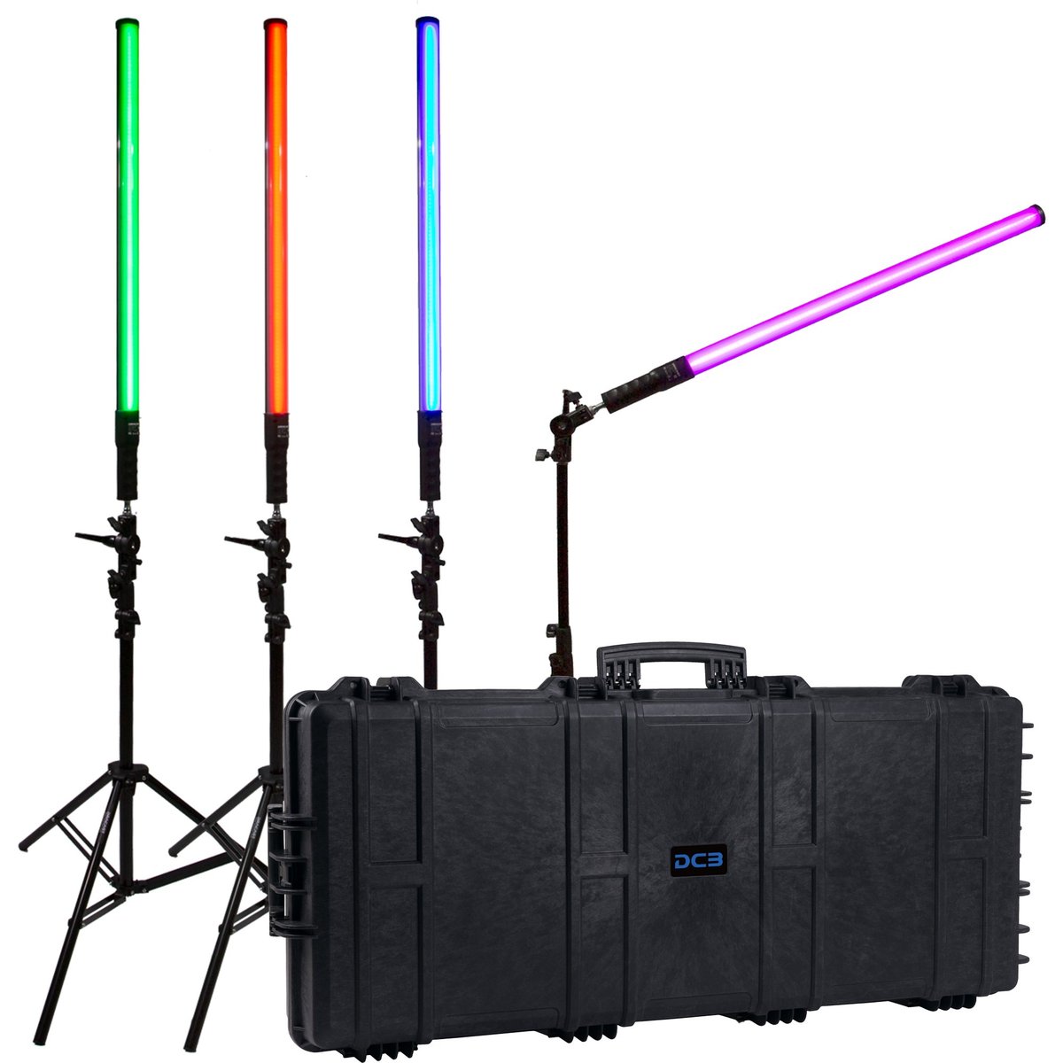Dracast X Series LED Lighting Kit 10 (x4 DRXLT800, 1190 Travel Case) product image