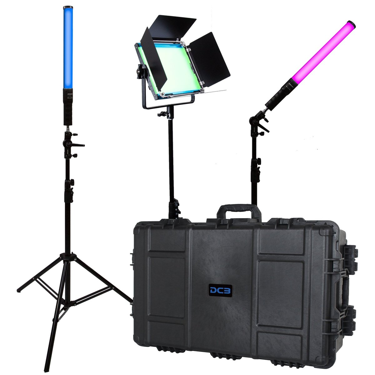 Dracast X Series LED Lighting Kit 11 (x1 DRX500RGB, x2 DRXLT400) product image