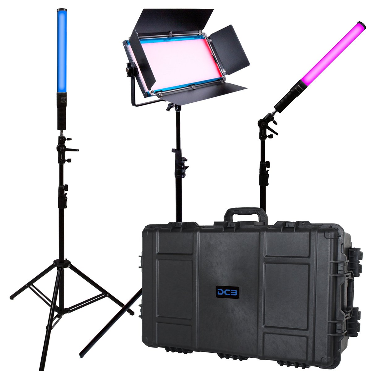 Dracast X Series LED Lighting Kit 15 (x1 DRX1000RGB, x2 DRXLT400) product image