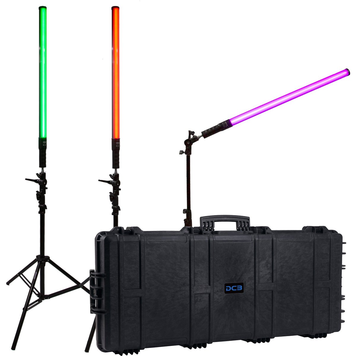 Dracast X Series LED Lighting Kit 9 (x3 DRXLT800, 1190 Travel Case) product image