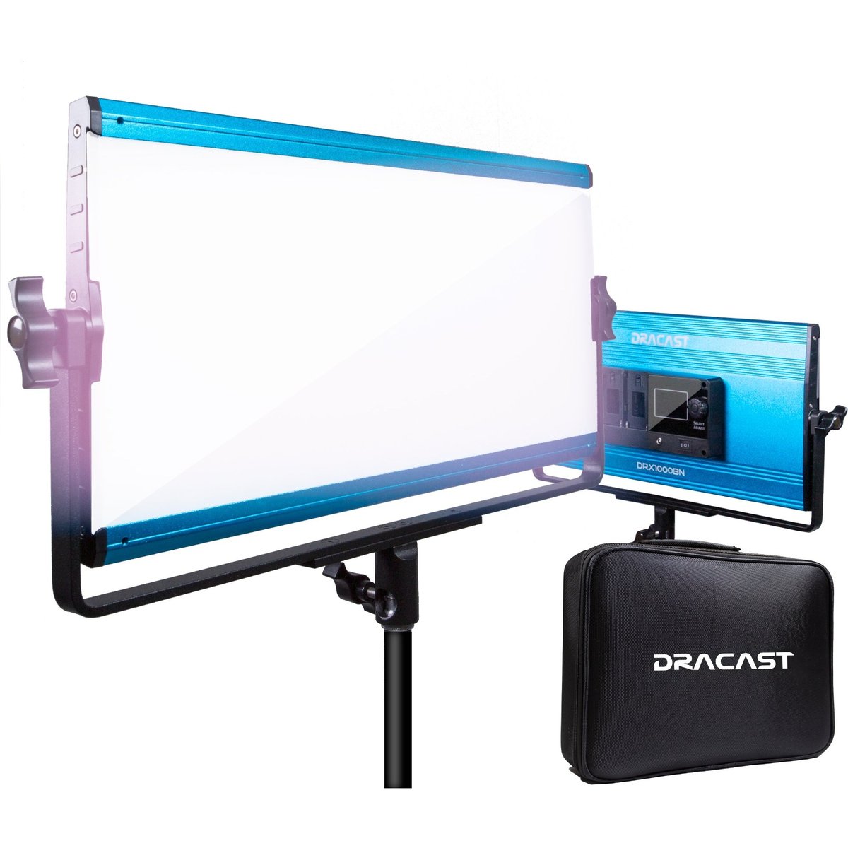 Dracast X Series LED1000 Bi-Color LED 3 Light Kit with Injection Molded Travel Case - view 3