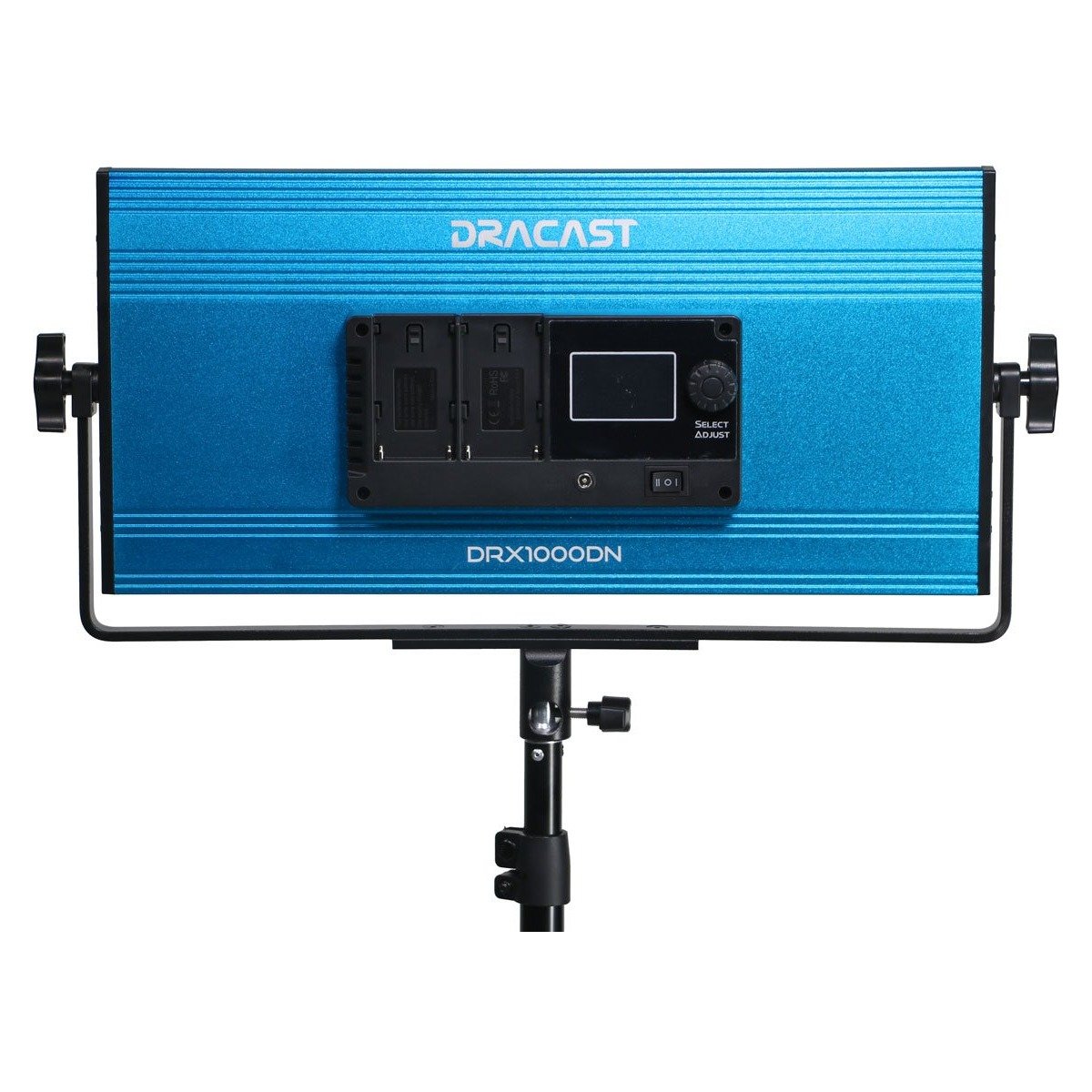 Dracast X Series LED1000 Daylight LED Video Light Panel with Dual NP-F Battery Plate - view 5