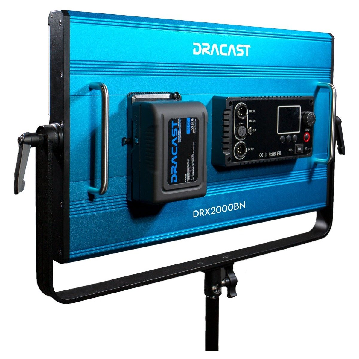 Dracast X Series LED2000 Bi-Color LED 3 Light Kit with Injection Molded Travel Case - view 7