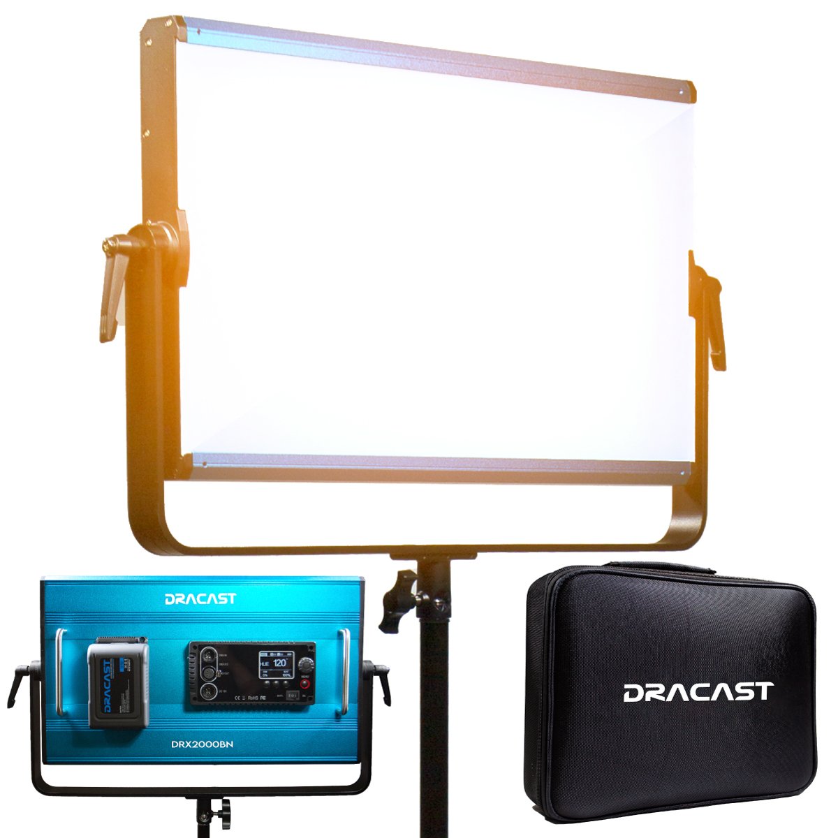 Dracast X Series LED2000 Bi-Color LED Video Light Panel product image