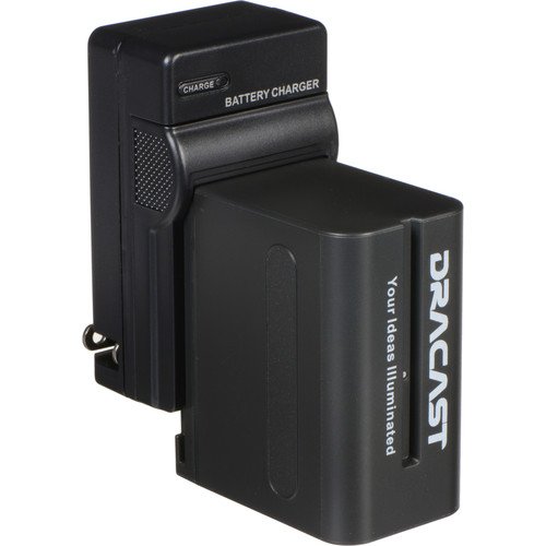 Dracast X Series LED240 Bicolor On Camera LED Video Light with Battery and Charger - view 6