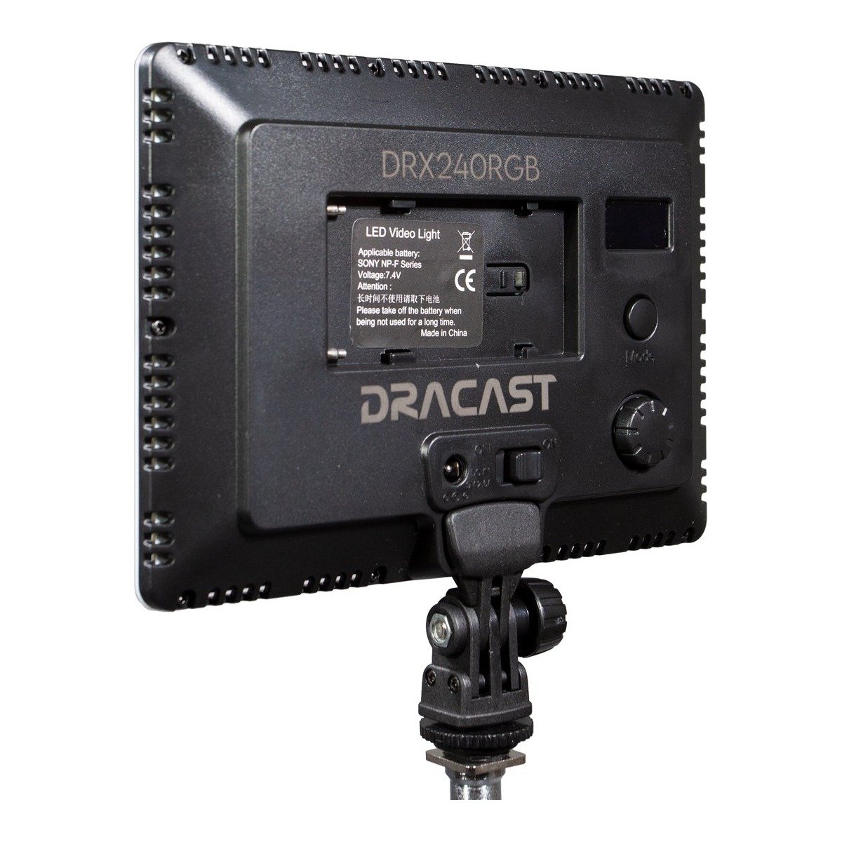 Dracast X Series LED240 RGBWW On Camera LED Video Light - view 4
