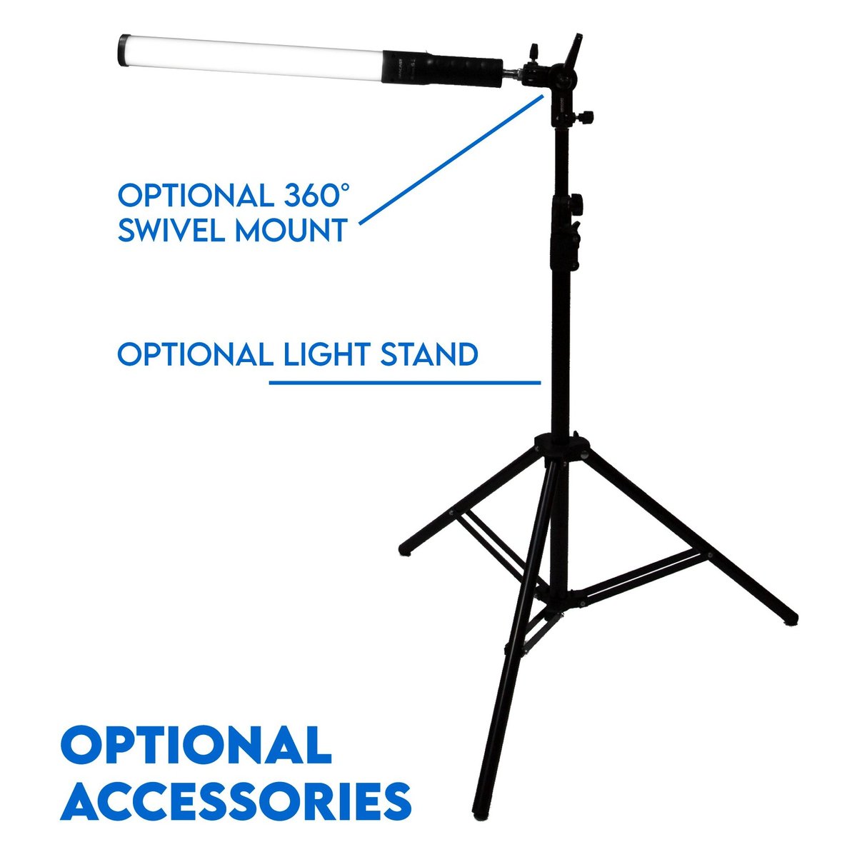 Dracast X Series LED400 Light Tube RGBWW Light Stick - view 3