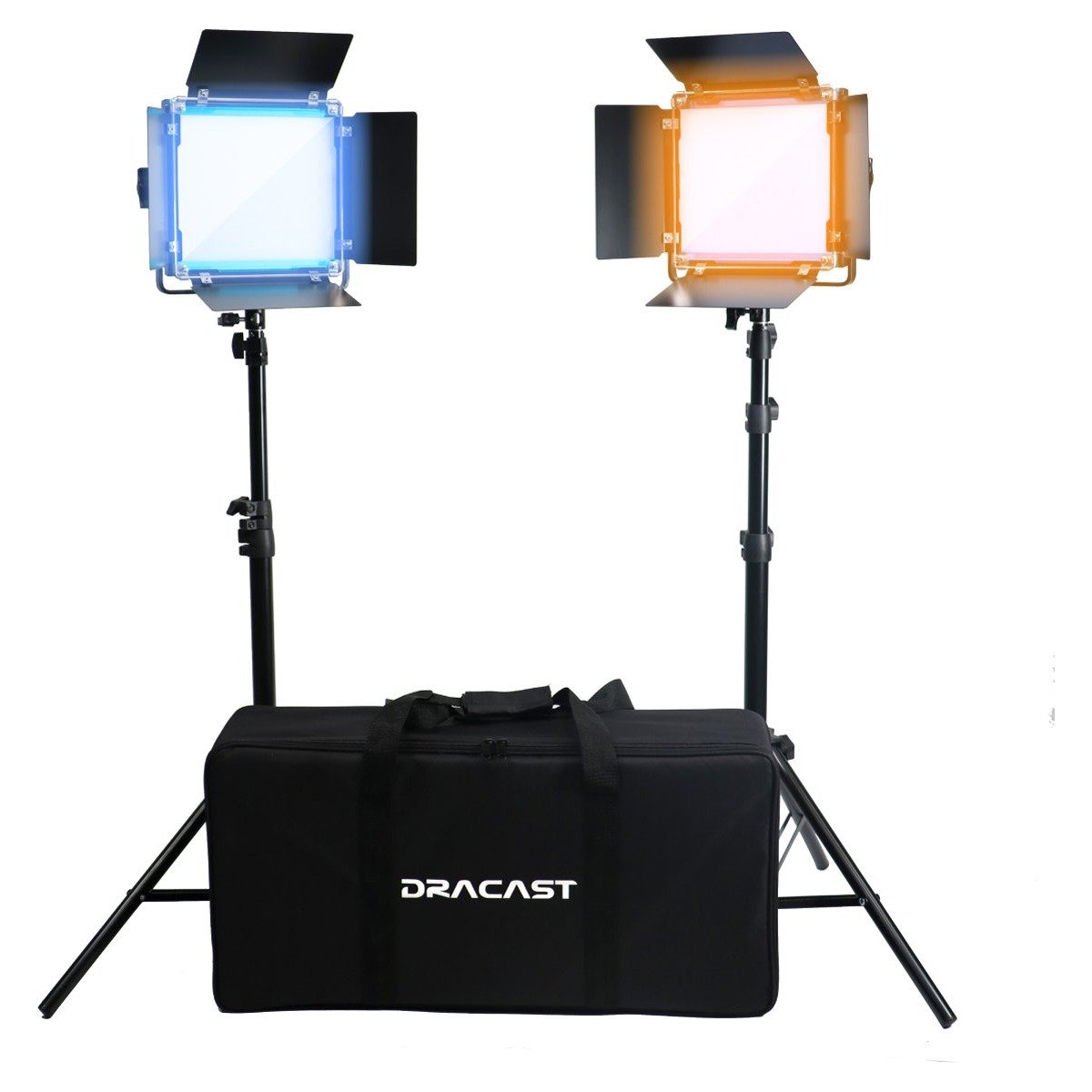 Dracast X Series LED500 Bi-Color LED 2 Light Kit with Nylon Padded Travel Case product image