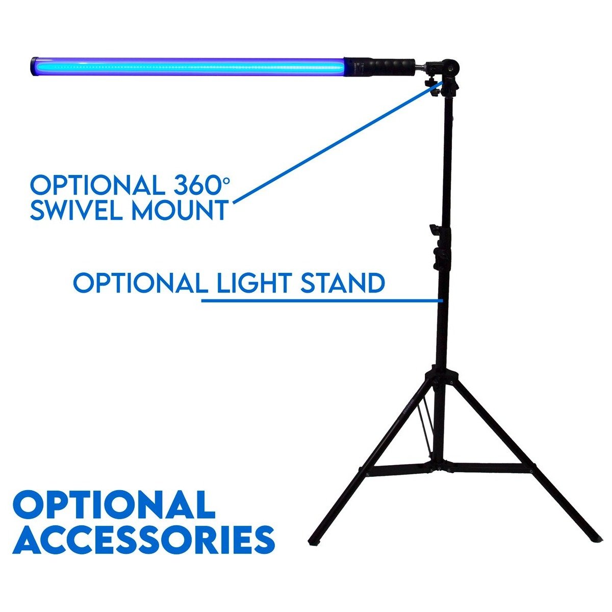 Dracast X Series LED800 Light Tube RGBWW Light Stick - view 5