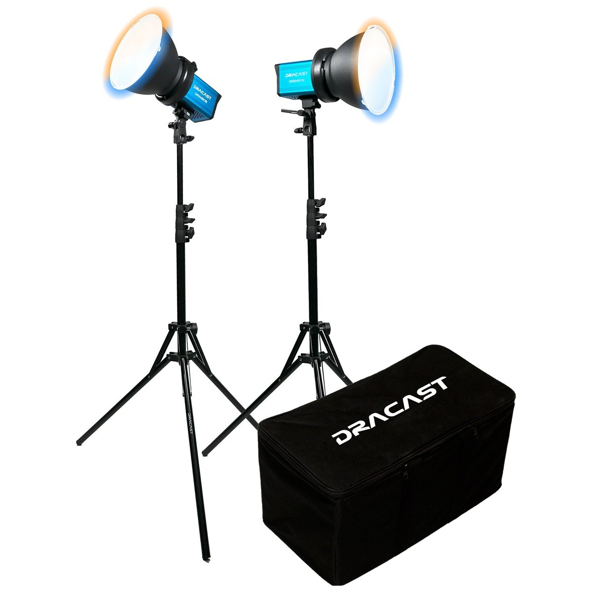 Dracast X Series M80 Bi-Color LED 2 Light Kit with Nylon Padded Travel Case product image