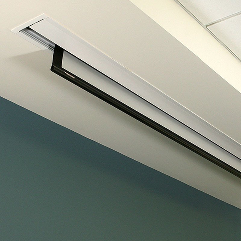 Draper Access E 200" (118 x 158) 4:3 Ceiling-Recessed Electric Projection Screen - view 2