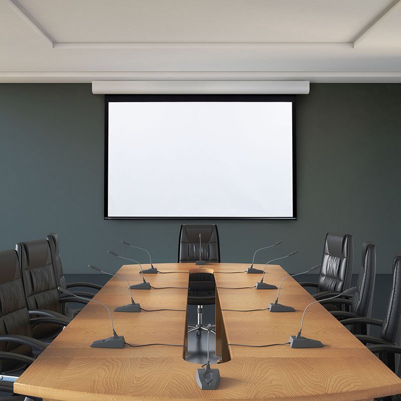 Draper Acumen Recharge E 110" (54 x 96) 16:9 Rechargeable Surface-Mounted Projection Screen product image