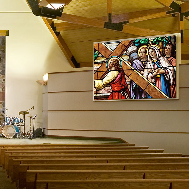 Draper Edgeless Clarion 100" (60 x 80) 4:3 Fixed Frame Projection Screen product image