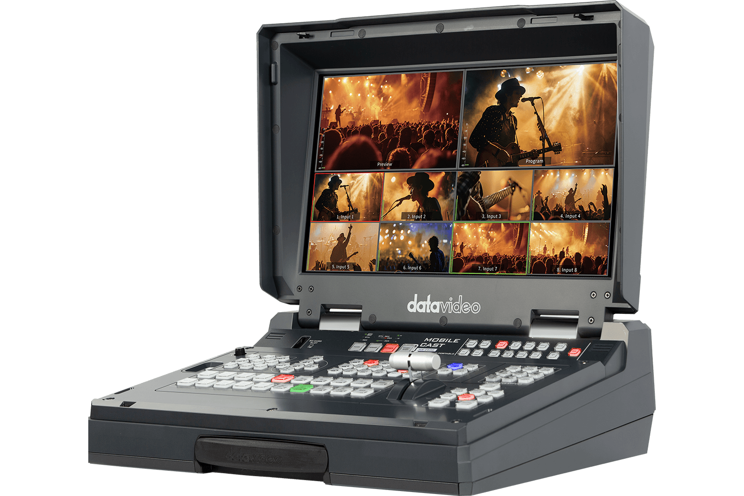 Datavideo HS-2600 8-Channel Portable Video Streaming Studio An all-in-one 8-input switcher