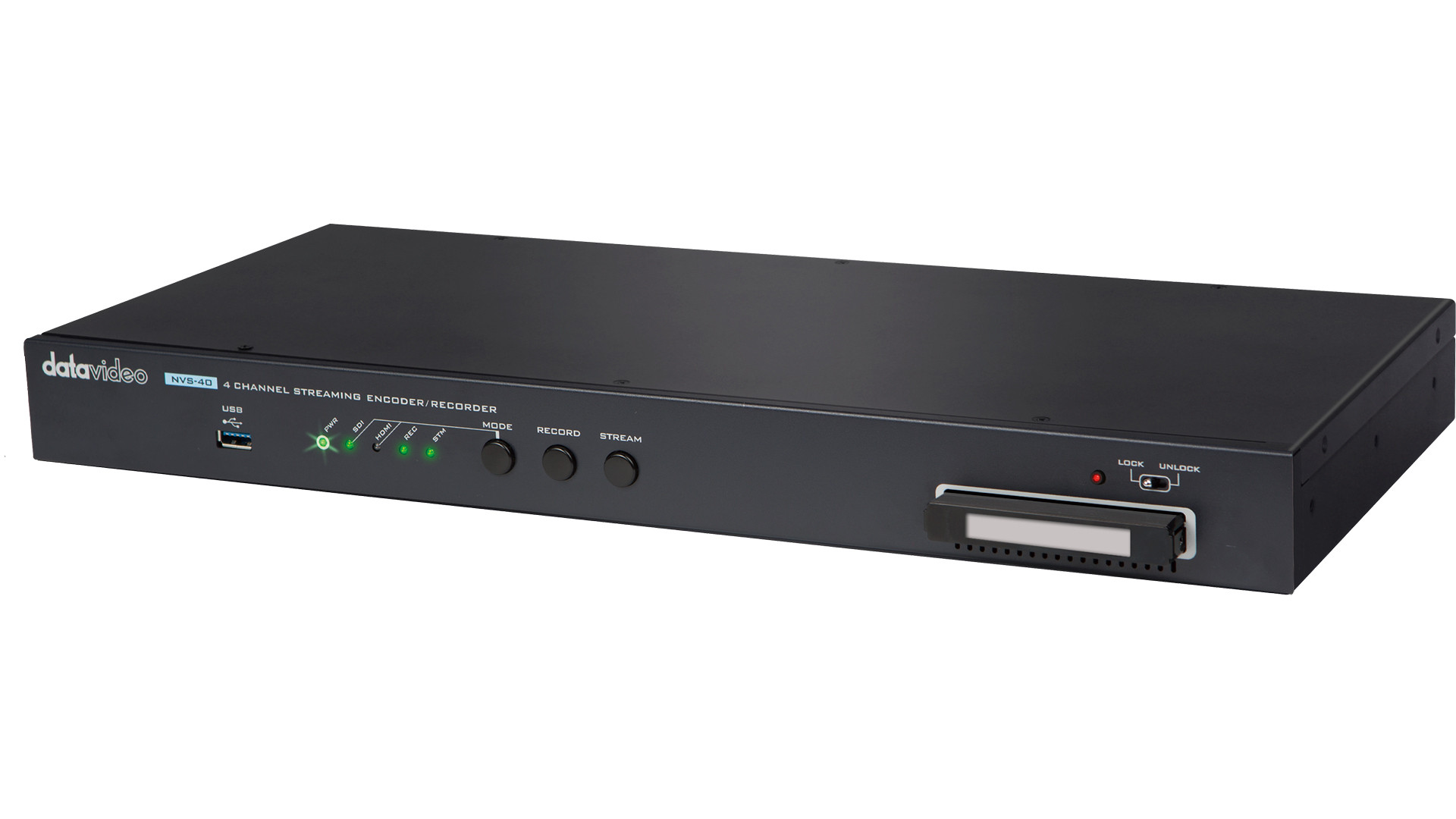 Datavideo NVS-40D 4-Channel Streaming Encoder and Recorder - view 2