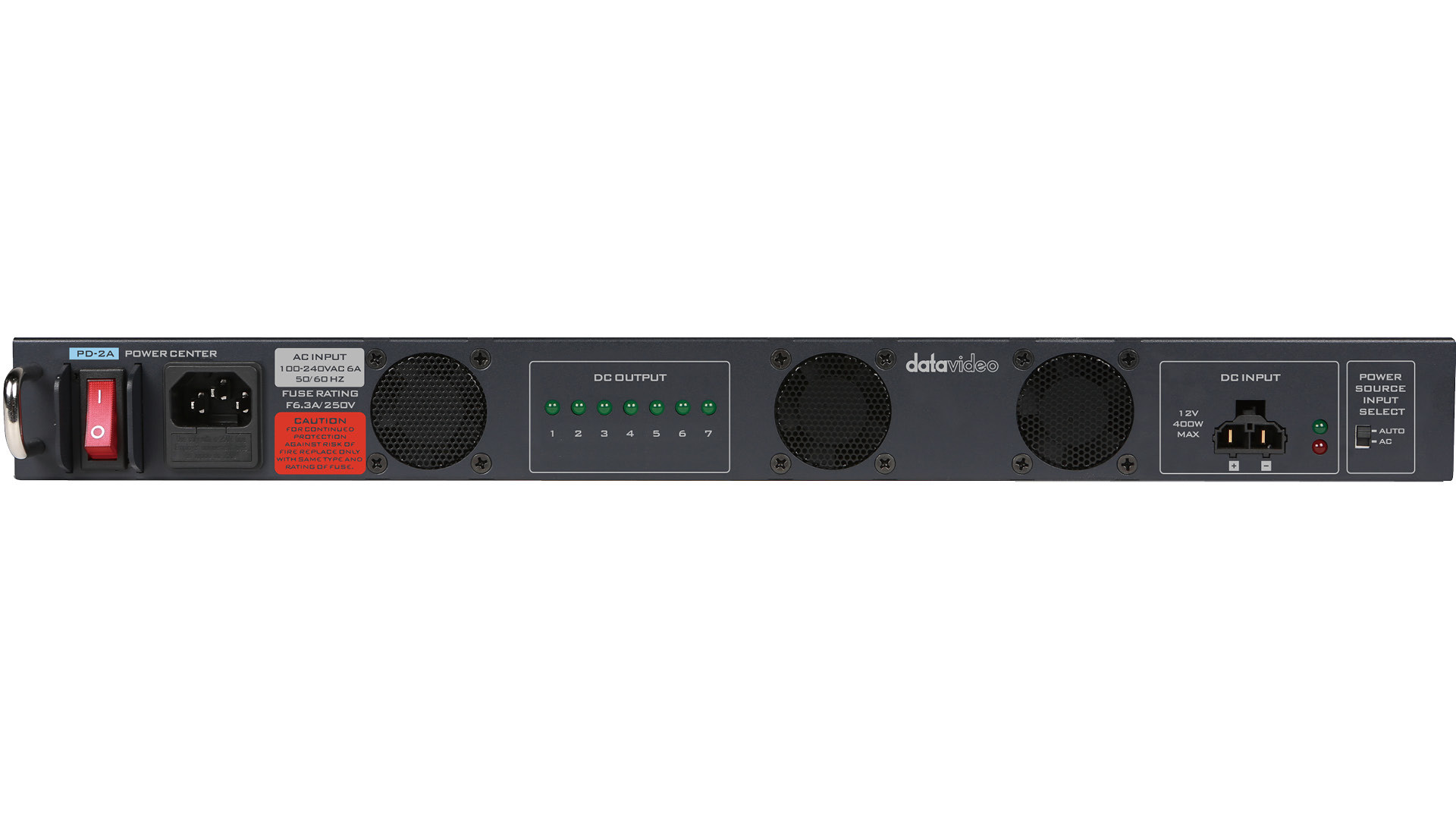 Datavideo PD-2A Power Center - view 3
