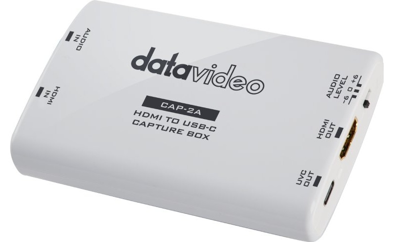 Datavideo CAP-2A HDMI to USB-C Capture Box