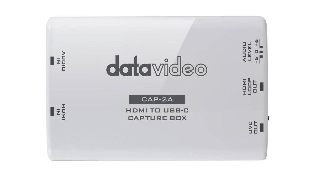 Datavideo CAP-2A HDMI to USB-C Capture Box - view 2