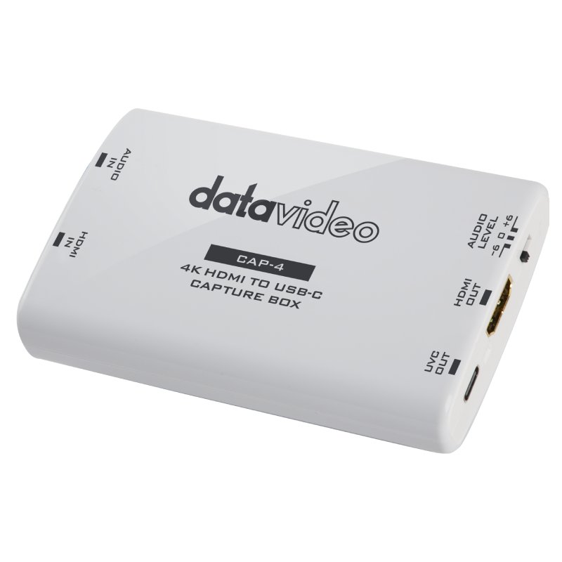 Datavideo CAP-4 4K HDMI to USB-C Capture Box