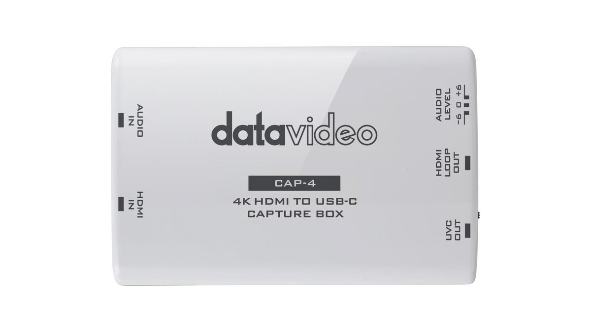 Datavideo CAP-4 4K HDMI to USB-C Capture Box - view 2
