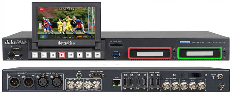 Datavideo ProRes UHD 4K Video Recorder HDR-90 B&H Photo Video